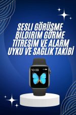 Arama Cevaplayabilen Akıllı Saat Bluetooth Bağlantılı Sosyal Medya Girişli - Görsel 2
