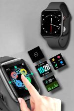 Akıllı Saat Adım Sayar, Kalp Atışı İzleme Dokunmatik Bluetooth Bağlantılı - Görsel 4