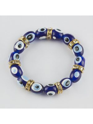 Nazar Boncuklu Çocuk Bileklik-Mavi