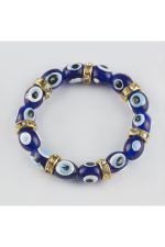 Nazar Boncuklu Çocuk Bileklik-Mavi - Görsel 2