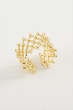 Fileli Metal Yüzük-Gümüş Rengi