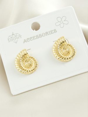 Çiçek Metal Küpe-Gümüş Rengi