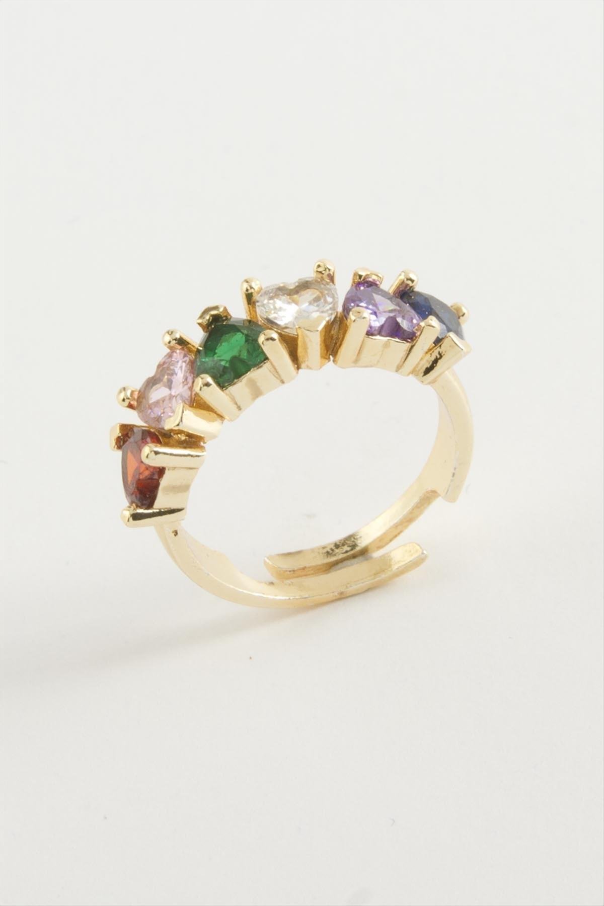 1218456_kalp-zirkon-tasli-yuzuk-ae4b-.jpg Kalp Zirkon Taşlı Yüzük-Gümüş Rengi - Görsel 1