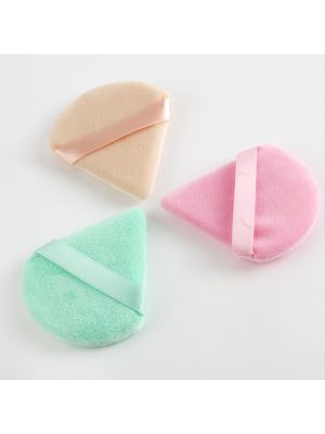 Ocean 3 Adet Oval Makyaj Süngeri-Renkli