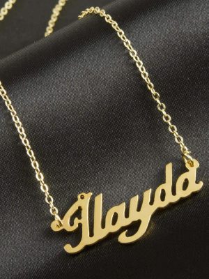 İlayda isimli kolye -Sarı