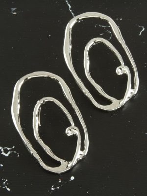 Halka Yeni Sezon Metal Küpe-Sarı