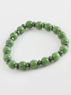 Ceyt Hematit Doğaltaş Bileklik-Yeşil