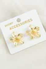 Orkide Trend Metal Küpe-Sarı - Görsel 2