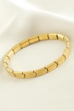 İtalyan Çelik Bileklik-Sarı