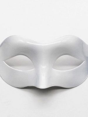 Beyaz Renk Masquerade Kostüm Partisi Venedik Balo Maskesi