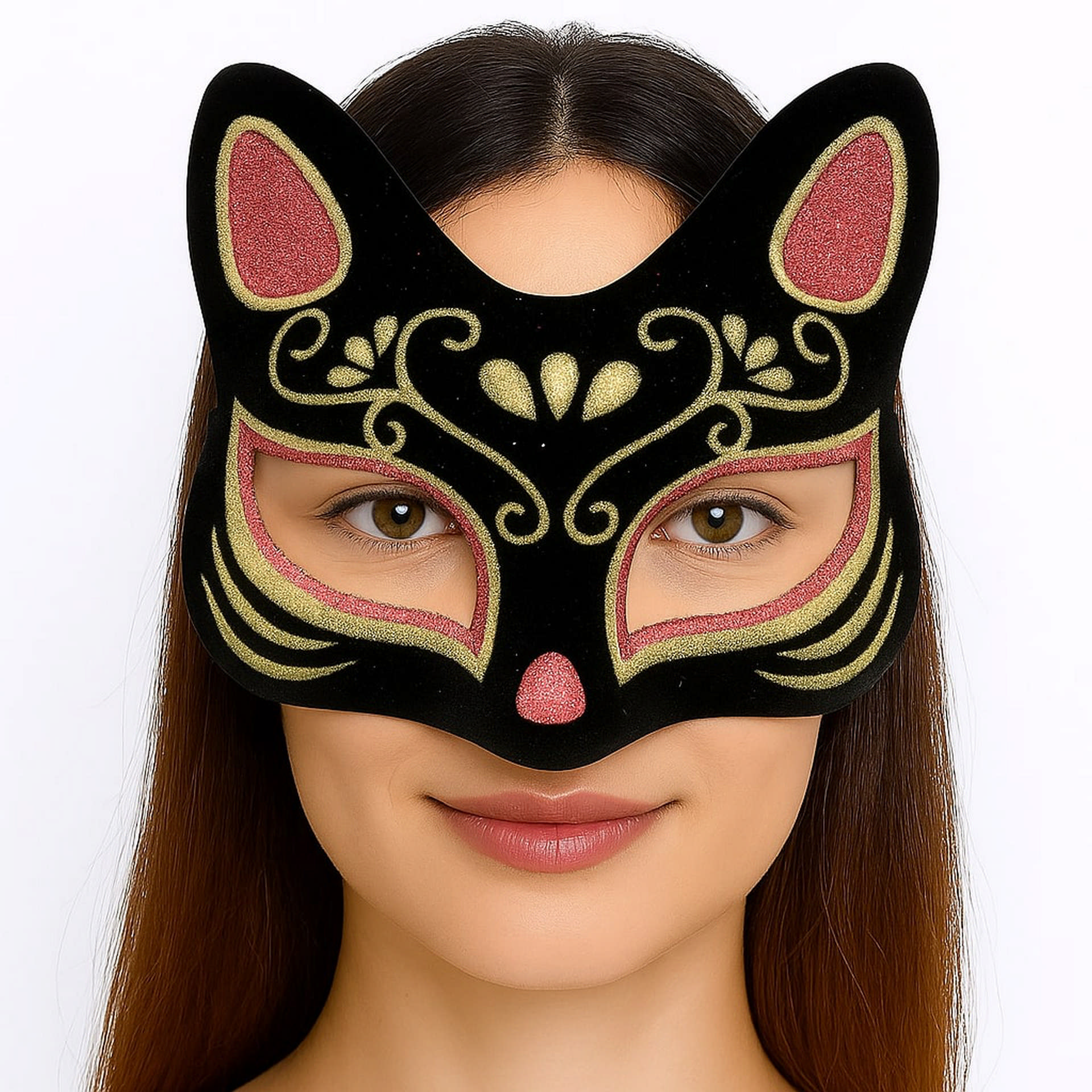 1220863_siyah-renk-suet-kaplama-uzeri-kirmizi-sari-simli-kedi-maskesi-17-resim-4539.jpg Siyah Renk Süet Kaplama Üzeri Kırmızı Sarı Simli Kedi Maskesi 17x14 cm - Görsel 1