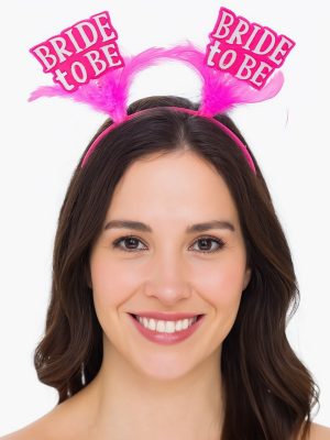 Pembe Renkli Bride to Be Parti Tacı – Bekarlığa Veda Gecesi İçin