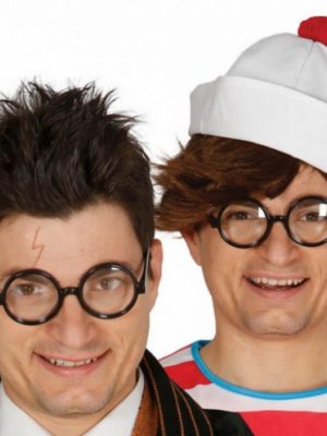 Siyah Çerçeveli Numarasız Camlı Öğrenci Şaka Gözlüğü 1 Adet