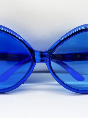 Mavi Renk Yeşilçam Nostalji 80li Yıllar 90lı Yıllar Parti Gözlüğü 7x16 cm