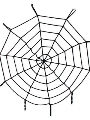 Halloween Cadılar Bayramı Örümcek Ağ Dekor Siyah 1.5 Metre