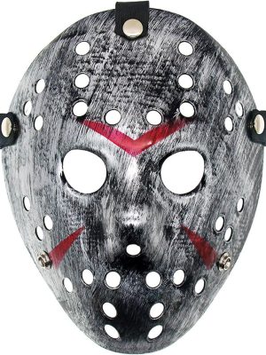 Jason Maskesi Hannibal Maskesi Metal Gümüş Renk 20x25 cm