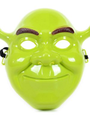 Yeşil Shrek Maskesi 21x25 cm