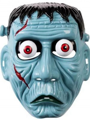 Frankenstein Temalı Sallanan Oynar Gözlü Maske