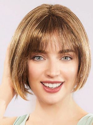 Açık Kahverengi Küt Parti Peruk Küt Saç