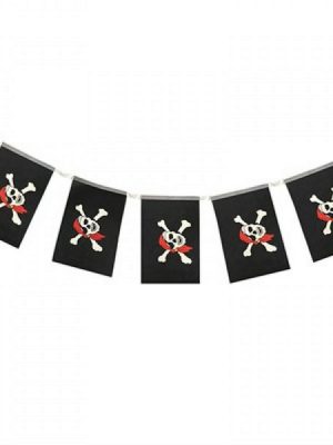 Korsan Partisi Korsan Logo Baskılı Flama Süs Afiş Süsleme 8 li