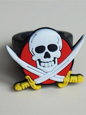 Korsan Kılıçlı Çocuk Uyumlu Plastik Korsan Yüzüğü