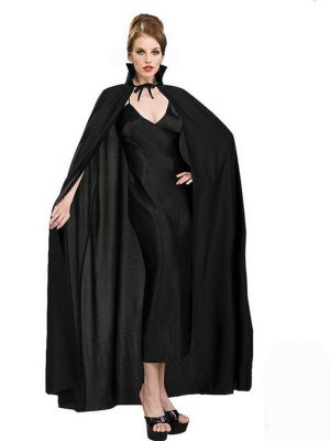 Siyah Yakalı Yetişkin Pelerin 120 cm