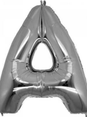 A Harf Folyo Balon Gümüş Renk  40 inç