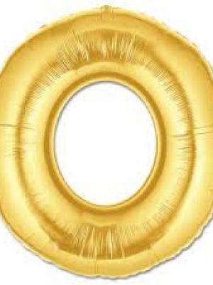 O Harf Folyo Balon Altın Renk  40 inç