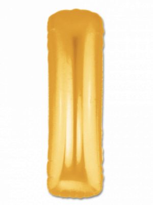 I Harf Folyo Balon Altın Renk  40 inç