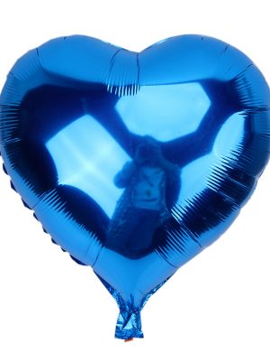 Kalp Balon Folyo Mavi 45 cm 18 inç