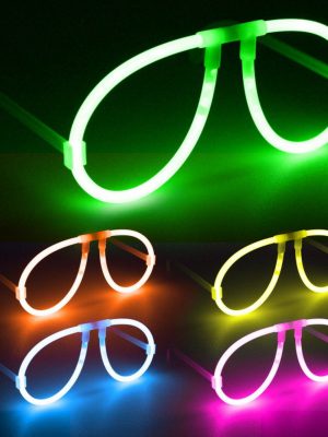 Neon Glow Fosfor Gözlük – Festival & Parti (12'li Set)