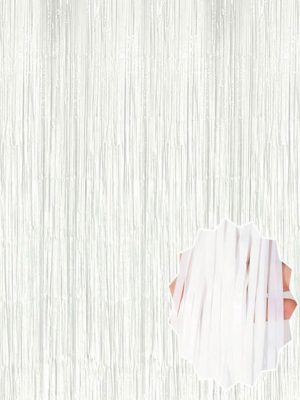 Soft Beyaz Renk Duvar ve Kapı Perdesi İthal 100x200 cm