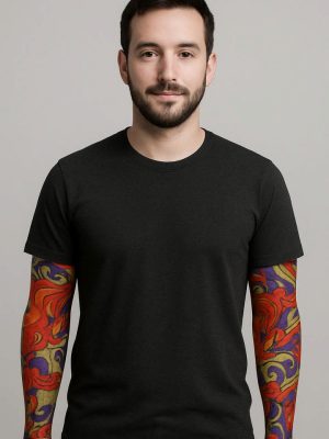 Çorap Dövme Giyilebilir Kol Bacak Dövmesi Likralı 2 Adet Model 4