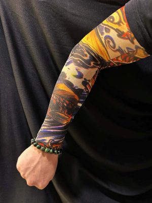 Çorap Dövme Giyilebilir Kol Bacak Dövmesi Likralı 2 Adet Model 27