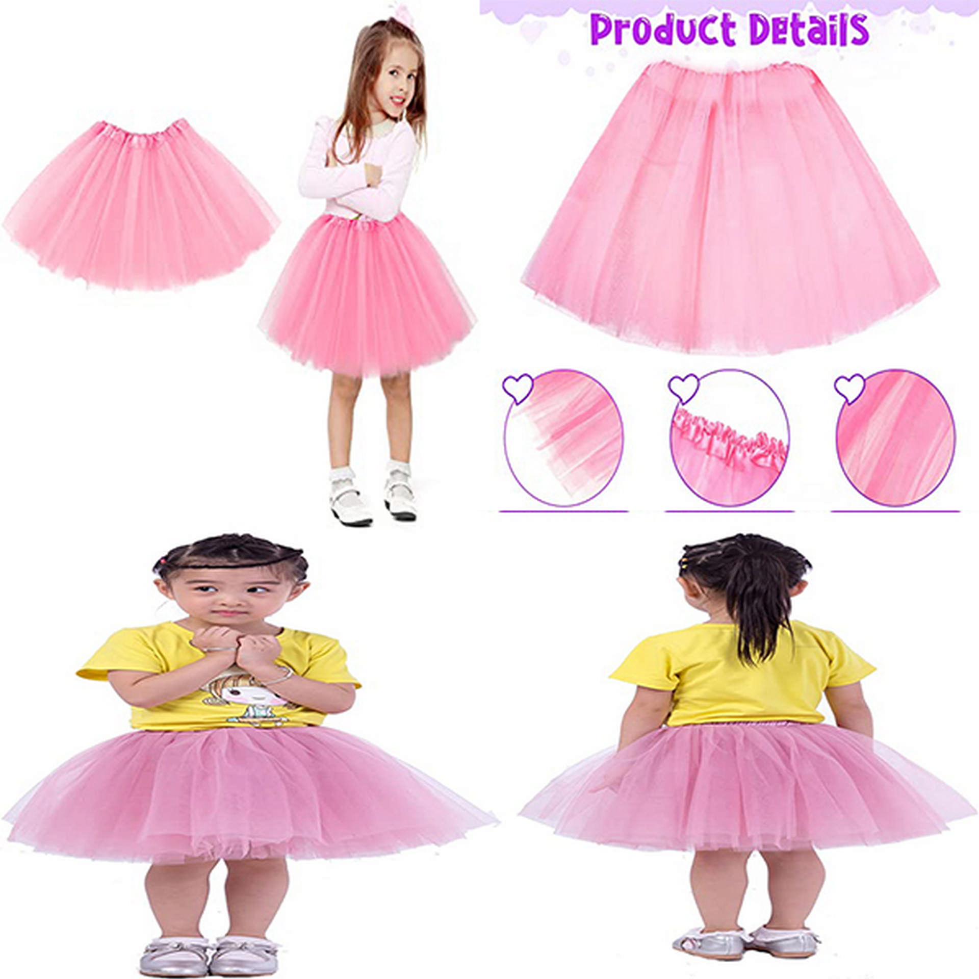 1222058_Pembe-Renk-Tutu-Etek-Bale-Etegi-resim-4216.jpg Pembe Renk Tütü Etek Bale Eteği Gösteri Eteği Çocuk Bebek Boy - Görsel 1