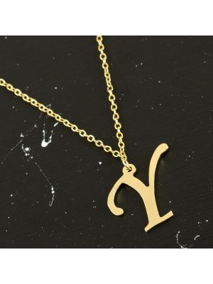 Prinç Harfli Kolye-Y