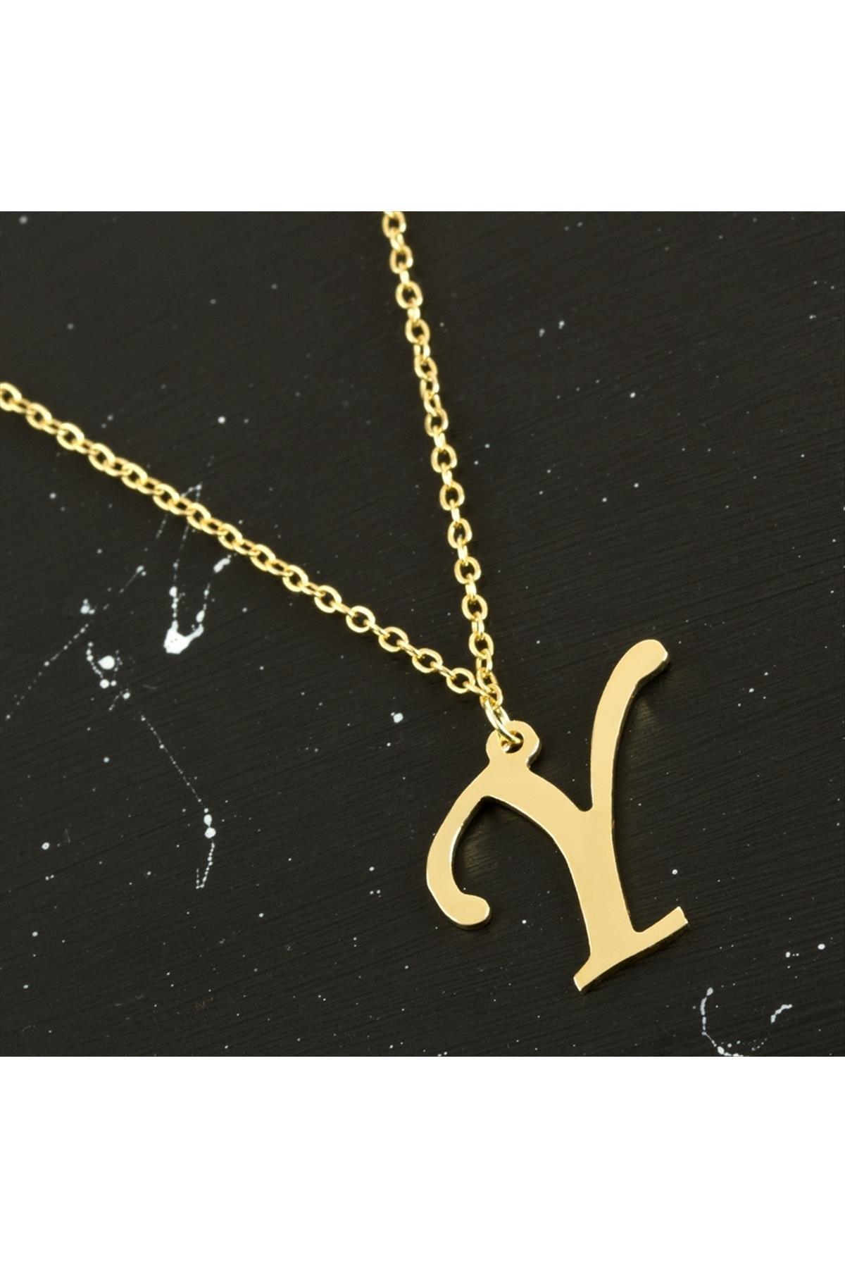 1222229_Princ-Harfli-Kolye-44a7.jpg Prinç Harfli Kolye-Y - Görsel 1