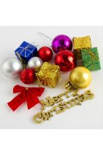 13 Adet Karışık Yılbaşı Ağaç Süsü-Renkli - Görsel 2