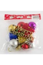 13 Adet Karışık Yılbaşı Ağaç Süsü-Renkli