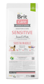 Brit Care Gıda İntoleransı Ve Deri Hassasiyet Problemi Olan Köpekler İçin, Larva Ve Balık Etli Kuru Mama 12 kg - Görsel 2