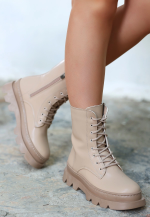 Orge Nude Cilt Bağcıklı Bot (Numara: 39) - Görsel 3