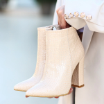 Loora Ten Rugan Desenli Topuklu Bot (Numara: 36) - Görsel 5