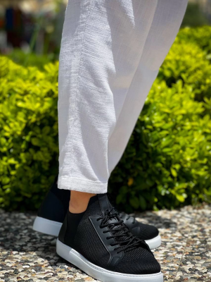 Kb-112 Kuback Siyah Triko Bağcıklı Günlük Erkek Ayakkabı (Numara: 40)