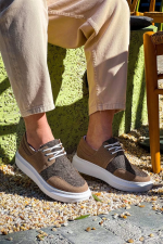 Kb-042 Kuback Bağcıklı Taba Günlük Erkek Ayakkabı (Numara: 40) - Görsel 2