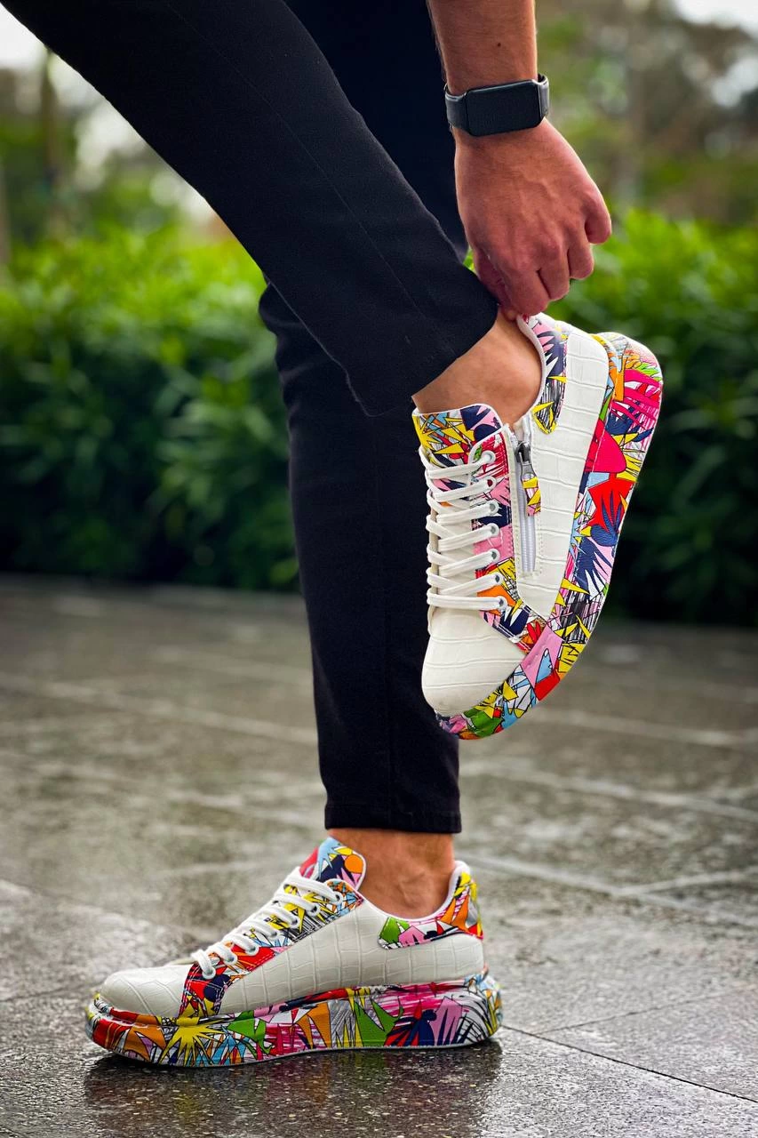 1228004_kb-02-bagcikli-crocodile-beyaz-kirmizi-gunluk-erkek-ayakkabi-489041180-sw853sh1280.png Kb-02 Kuback Bağcıklı Crocodile Beyaz Kırmızı Günlük Erkek Ayakkabı (Numara: 40) - Görsel 4