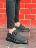 Kb-042 Kuback Bağcıklı Kömür Günlük Erkek Ayakkabı Siyah (Numara: 40) - Görsel 3