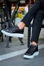 Kb-309  Kuback  Siyah Fermuar Ve Bağcıklı  Günlük Erkek  Ayakkabı (Numara: 43) - Görsel 6