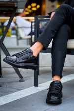 Kb-309 Kuback Kömür Fermuar Ve Bağcıklı Günlük Erkek Ayakkabı Siyah (Numara: 41) - Görsel 6