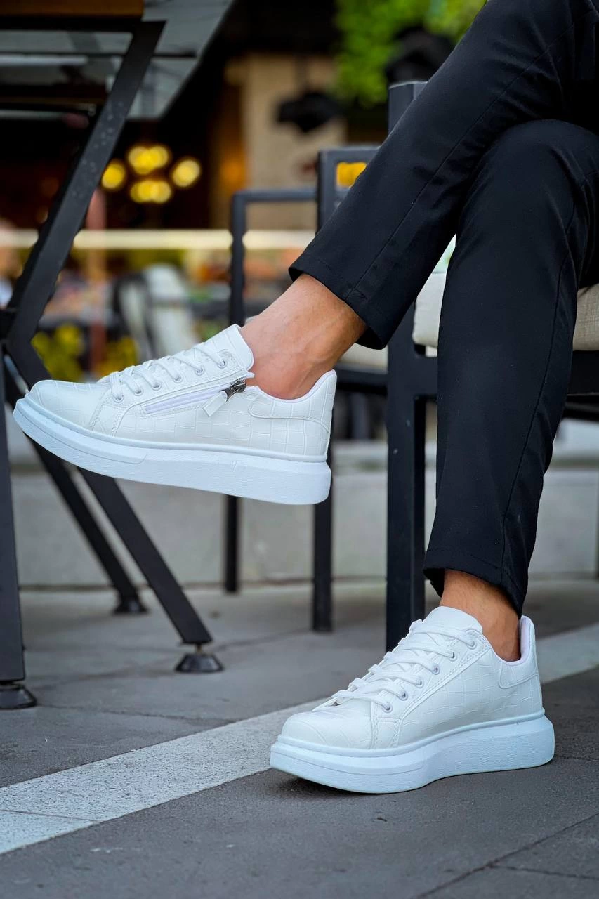 1228116_kb-309-beyaz-fermuar-ve-bagcikli-gunluk-erkek-ayakkabi-541003135-sw853sh1280.png Kb-309 Kuback Beyaz Fermuar Ve Bağcıklı Günlük Erkek Ayakkabı (Numara: 43) - Görsel 5