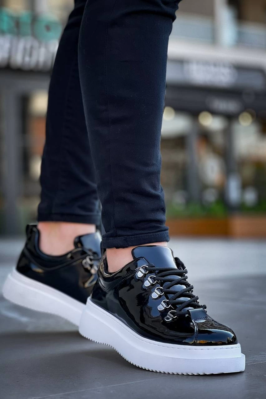 1228250_kb-x4-siyah-rugan-yuksek-taban-bagcikli-gunluk-erkek-ayakkabi-395622126-sw853sh1280.png Kb-X4 Kuback Siyah Rugan Yüksek Taban Bağcıklı Günlük Erkek Ayakkabı (Numara: 44) - Görsel 3